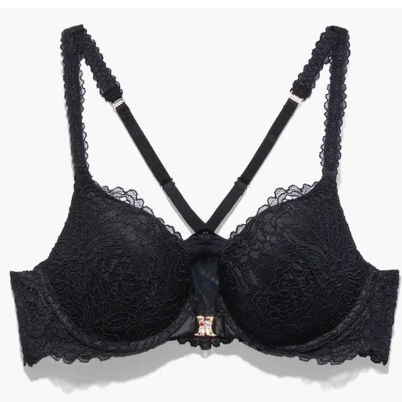 Black fenty savage push up bra with racer back - Picture 6 of 16
